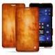 Custodia in pelle Microsoft Lumia 950 XL - 950 XL Dual Sim - Orange Patine