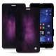 Microsoft Lumia 950 XL - 950 XL Dual Sim leather case - Violet Patine