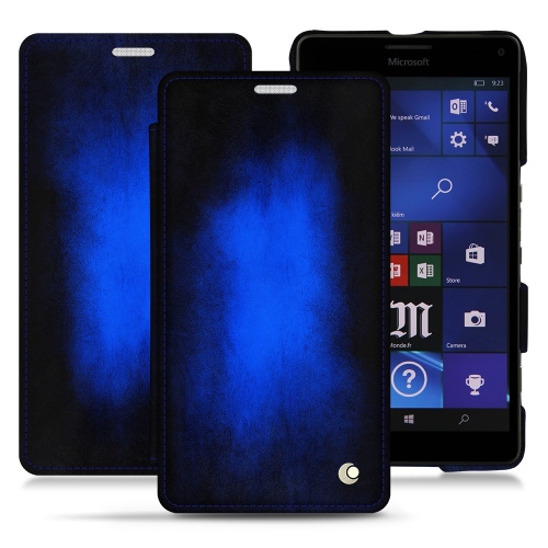 Funda de piel Microsoft Lumia 950 XL - 950 XL Dual SimBleu Patine