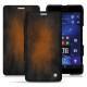 レザーケース Microsoft Lumia 950 XL - 950 XL Dual Sim - Fauve Patine