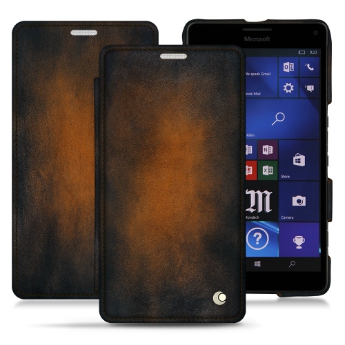Capa em pele Microsoft Lumia 950 XL - 950 XL Dual SimFauve Patine