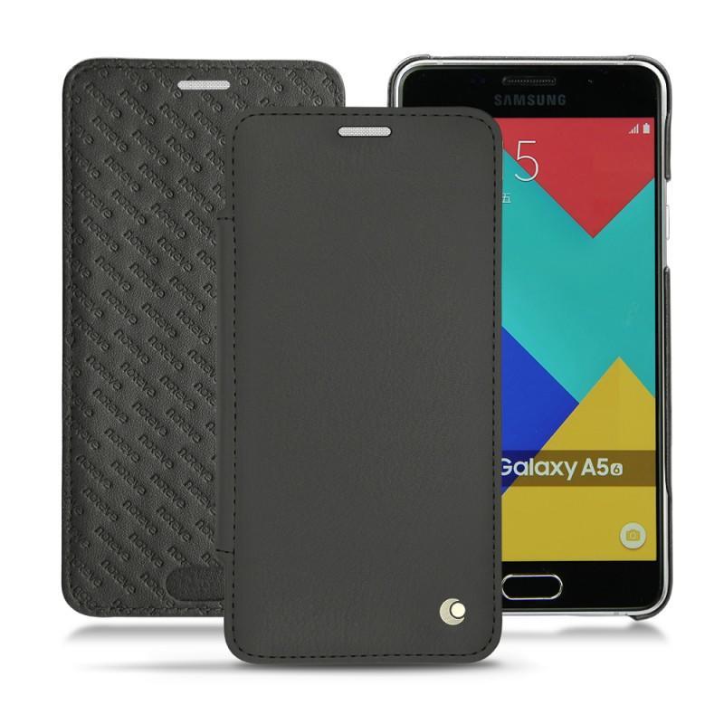 Funda de piel Samsung SM-A510F Galaxy A5 (2016) - Noir ( Nappa - Black ) 
