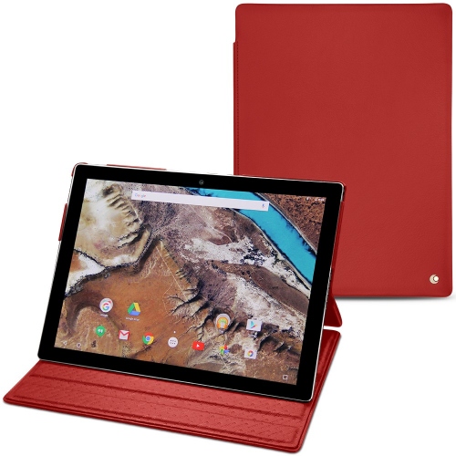 Google Pixel C leather caseRouge ( Nappa - Pantone #d50032 ) 