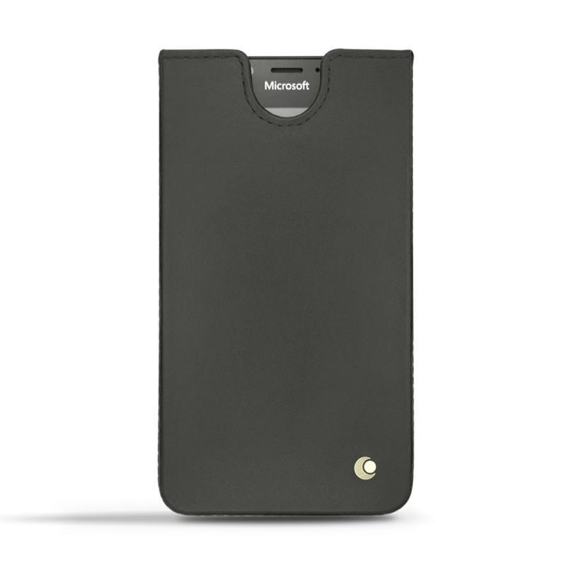 Lederschutzhülle Microsoft Lumia 950 - 950 Dual Sim - Noir ( Nappa - Black ) 