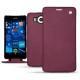 レザーケース Microsoft Lumia 950 - 950 Dual Sim - Prune vintage ( Pantone 512C ) 