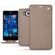 Housse cuir Microsoft Lumia 950 - 950 Dual Sim - Taupe vintage ( Pantone 7530C ) 