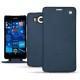 Housse cuir Microsoft Lumia 950 - 950 Dual Sim - Jean vintage ( Roughtcut - Pantone 285U  ) 