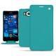 Microsoft Lumia 950 - 950 Dual Sim leather case - Bleu fluo