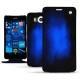 レザーケース Microsoft Lumia 950 - 950 Dual Sim - Bleu Patine
