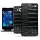 Capa em pele Microsoft Lumia 950 - 950 Dual Sim - Crocodile nero