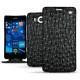 Housse cuir Microsoft Lumia 950 - 950 Dual Sim - Autruche nero