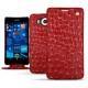 Capa em pele Microsoft Lumia 950 - 950 Dual Sim - Autruche ciliegia