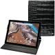 Housse cuir Google Pixel C - Crocodile nero