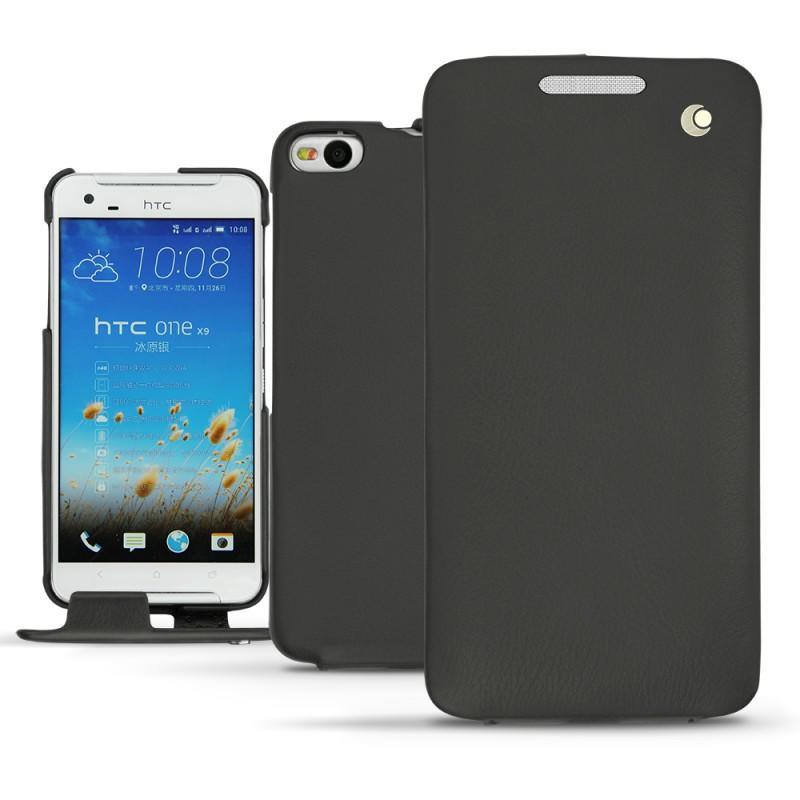 Funda de piel HTC One X9 - Noir ( Nappa - Black ) 