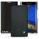 Capa em pele Blackberry Priv - Dark vintage ( Roughtcut - Black#5256 ) 