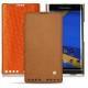 Custodia in pelle Blackberry Priv - Mandarine vintage ( Pantone 165C ) 