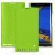 Housse cuir Blackberry Priv - Vert fluo