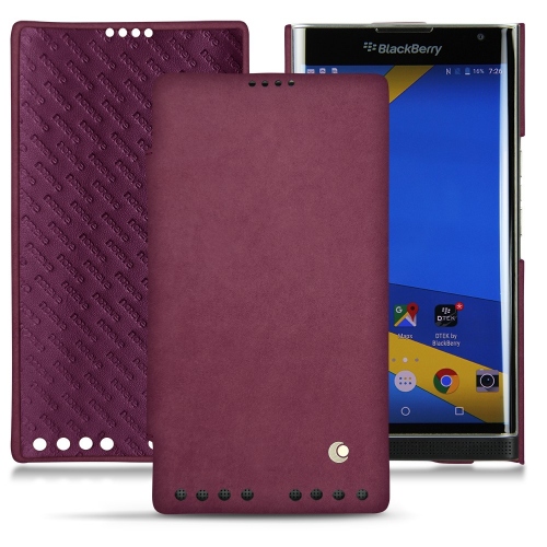 가죽 커버 Blackberry PrivPrune vintage ( Pantone #612434 ) 