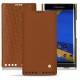 Housse cuir Blackberry Priv - Marron ( Nappa - Pantone 1615C ) 