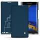 Custodia in pelle Blackberry Priv - Blu mediterran
