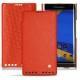 Custodia in pelle Blackberry Priv - Papaye ( Pantone 180C ) 
