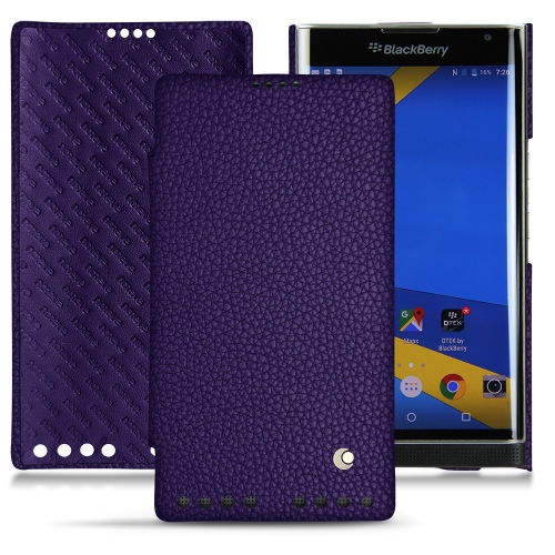Blackberry Priv leather caseCobalt ( Pantone #2b253f ) 