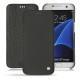 レザーケース Samsung Galaxy S7 Edge - Noir ( Nappa - Black ) 