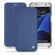 Samsung Galaxy S7 Edge leather case - Indigo ( Pantone 303U ) 