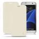 Housse cuir Samsung Galaxy S7 Edge - Blanc ( Nappa - White ) 