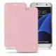 Custodia in pelle Samsung Galaxy S7 Edge - Rose ( Nappa - Pantone 2365C ) 