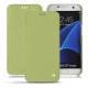 Custodia in pelle Samsung Galaxy S7 Edge - Vert olive ( Nappa - Pantone 578U ) 