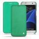 Capa em pele Samsung Galaxy S7 Edge - Menthe vintage ( Pantone 562C ) 