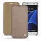 レザーケース Samsung Galaxy S7 Edge - Taupe vintage ( Pantone 7530C ) 