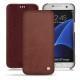 レザーケース Samsung Galaxy S7 Edge - Passion vintage ( Glutton - Red ) 