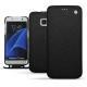 Custodia in pelle Samsung Galaxy S7 Edge - Ebène ( Sleek P C12 - Black ) 
