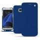 Funda de piel Samsung Galaxy S7 Edge - Bleu océan ( Nappa - Pantone 293C ) 