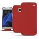 Funda de piel Samsung Galaxy S7 Edge - Rouge ( Nappa - Pantone 199C ) 