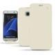 硬质真皮保护套 Samsung Galaxy S7 Edge - Blanc (  Nappa - White ) 