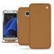 Funda de piel Samsung Galaxy S7 Edge - Castan esparciate