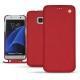 Capa em pele Samsung Galaxy S7 Edge - Rouge troupelenc
