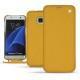 Capa em pele Samsung Galaxy S7 Edge - Jaune soulèu