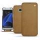 硬质真皮保护套 Samsung Galaxy S7 Edge - Sable vintage ( Roughtcut - Gaucho#57254 ) 