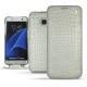 Capa em pele Samsung Galaxy S7 Edge - Crocodile milk