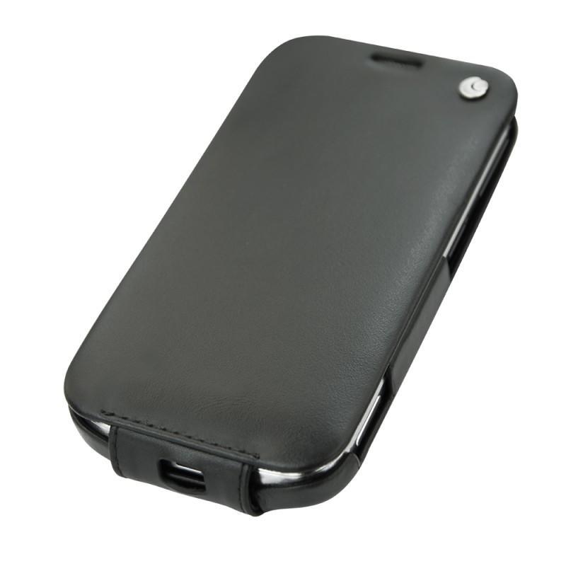 Custodia in pelle Samsung Galaxy K Zoom - Noir ( Nappa - Black ) 