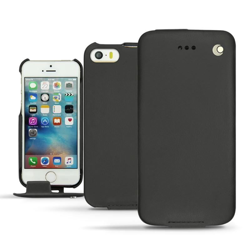 Capa em pele Apple iPhone SE - Noir ( Nappa - Black ) 