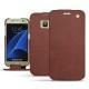 Custodia in pelle Samsung Galaxy S7 - Passion vintage ( Glutton - Red ) 