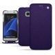 Samsung Galaxy S7 leather case - Cobalt ( Pantone 2766C ) 