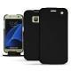 Capa em pele Samsung Galaxy S7 - Negre poudro