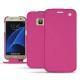 Custodia in pelle Samsung Galaxy S7 - Rose BB
