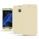Samsung Galaxy S7 leather case - Beige ( Nappa - Pantone 7502C ) 